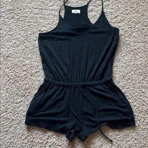 Lou & Grey Black Romper